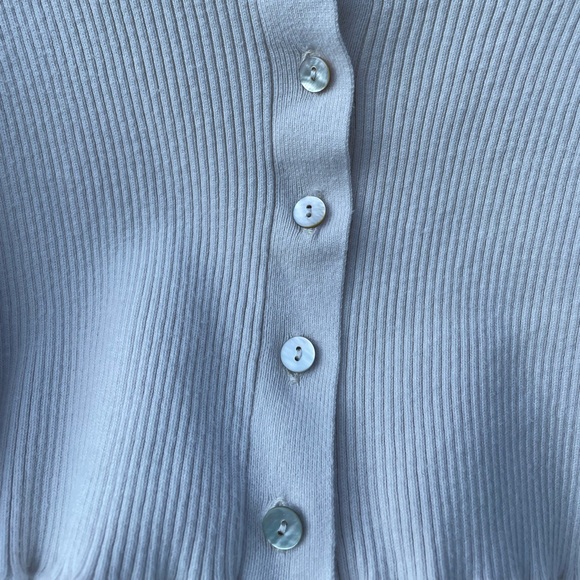 Cream Cropped Cardigan - Picture 4 of 4